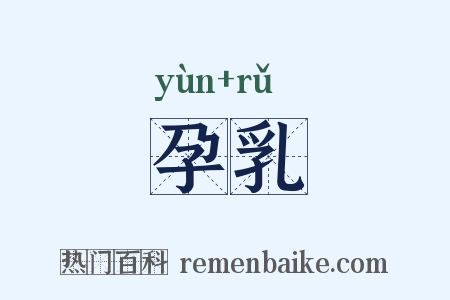 孕乳是什么意思的图片